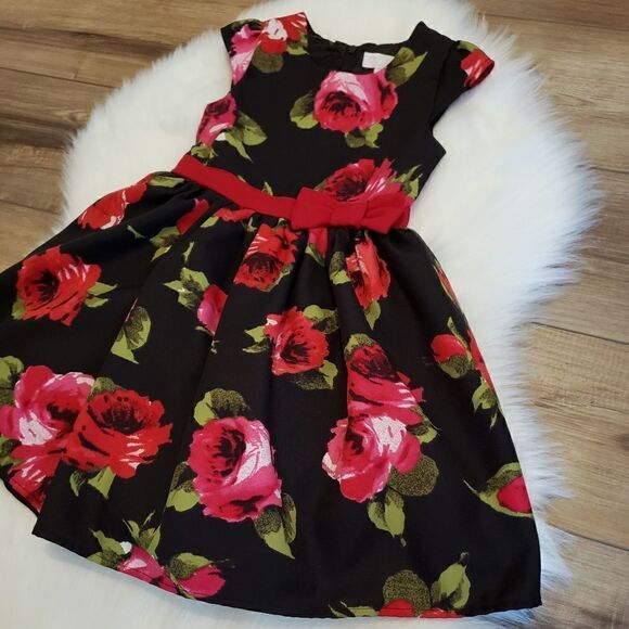 The Children's Place Floral Party/Holiday Dress Size Small - Picture 3 of 3